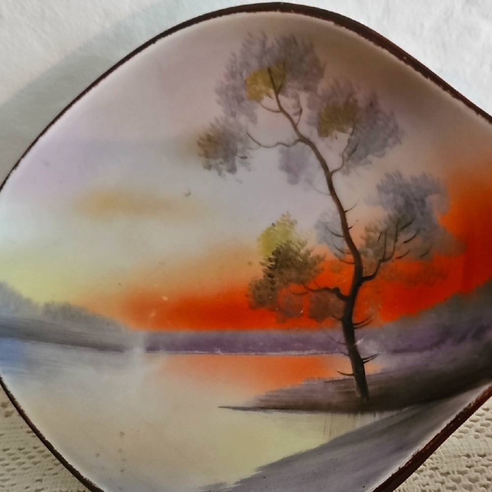 Noritake Handpainted Ceramic Dish